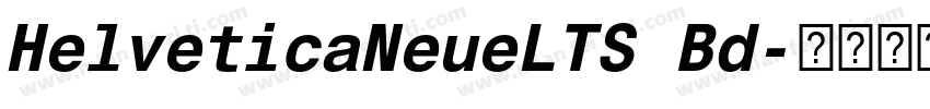 HelveticaNeueLTS Bd字体转换